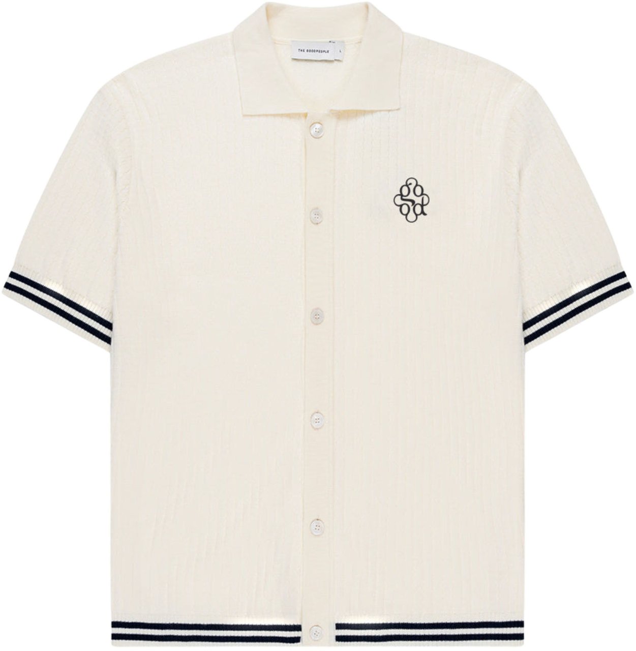 The GoodPeople The Goodpeople Pshirt Polos Off White 260108012 Wit