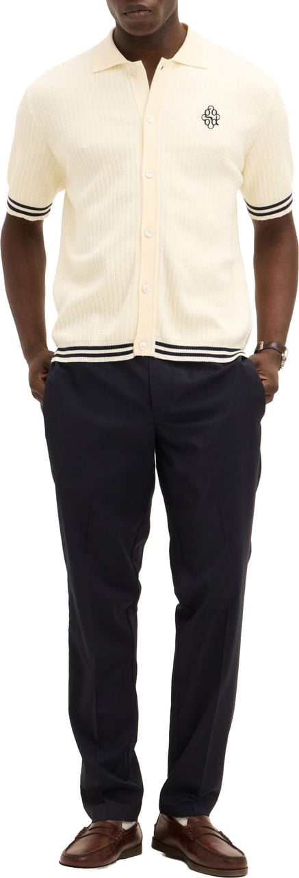 The GoodPeople The Goodpeople Pshirt Polos Off White 260108012 Wit