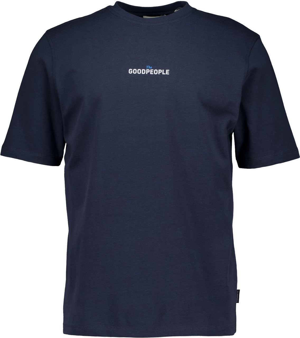 The GoodPeople The Goodpeople Tex T-shirts Donkerblauw 26010907 Blauw