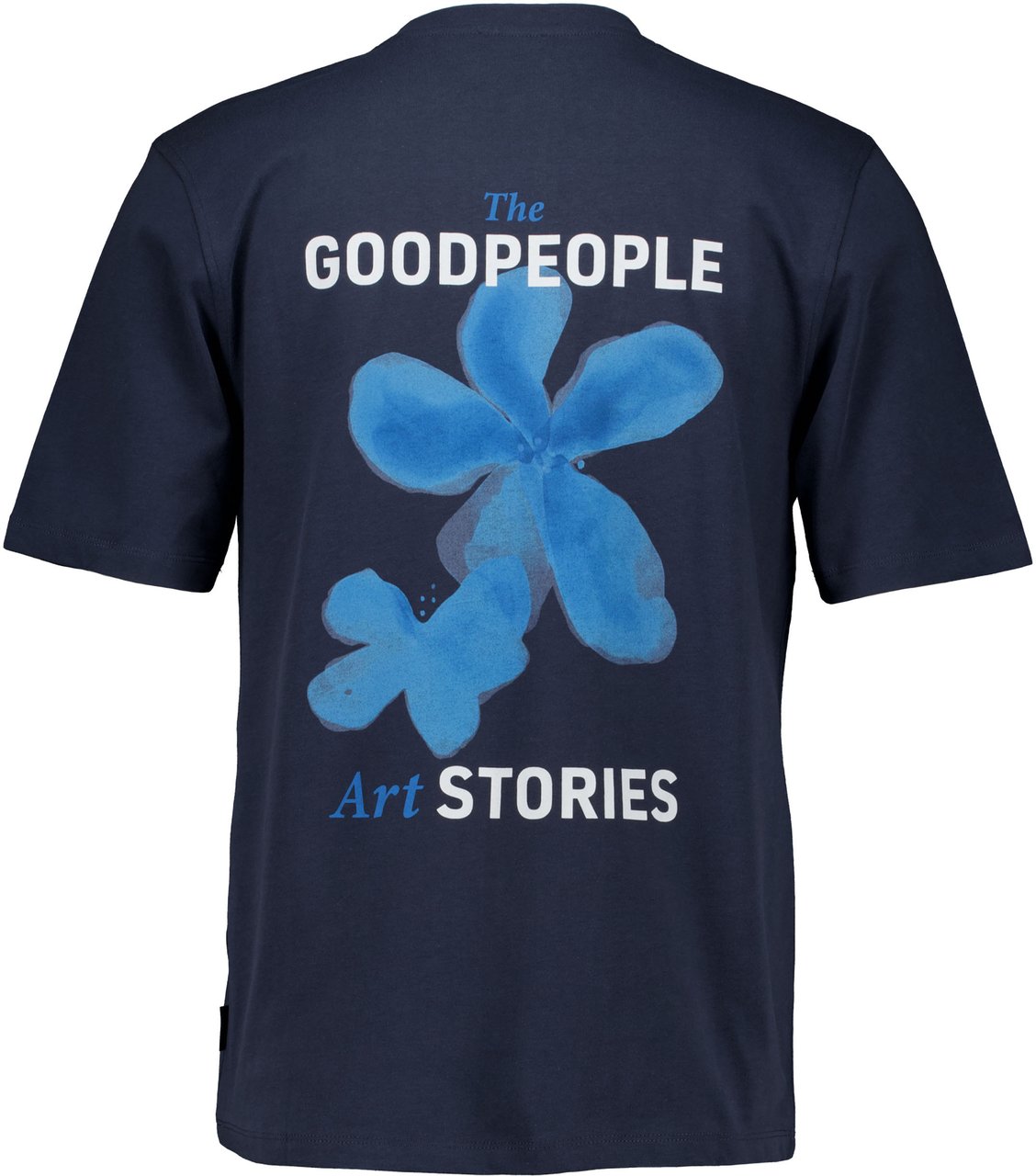 The GoodPeople The Goodpeople Tex T-shirts Donkerblauw 26010907 Blauw