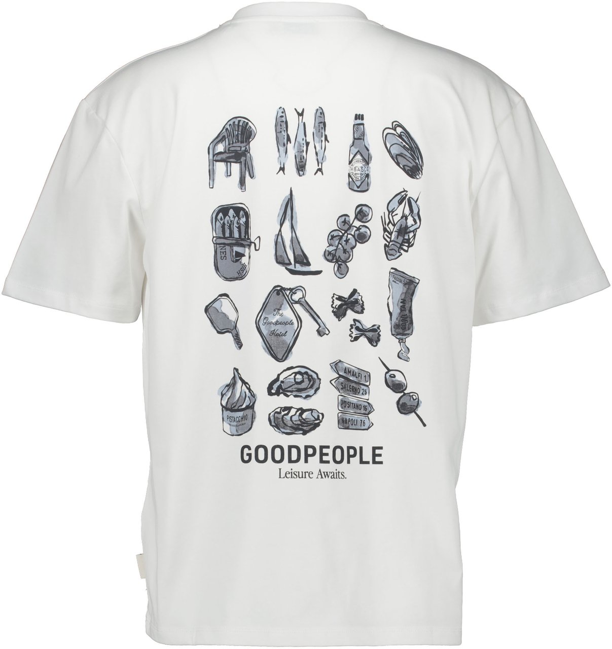 The GoodPeople The Goodpeople Tax T-shirts Wit 26010916 Wit