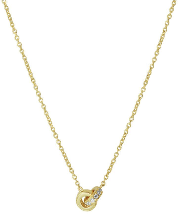 The House Of Blinckers THOB Collier 40.22406 14k Geelgoud Ring met diamant 0,05crt H SI Diamant 5 x 2mm 39 - 42cm Goud