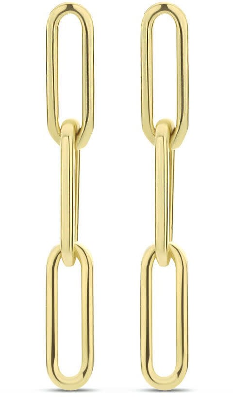 The House Of Blinckers THOB Oorbellen 40.23826 14k Geelgoud Closed Forever 3mm x 20mm Goud