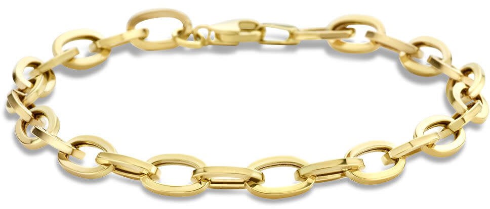 The House Of Blinckers THOB Armband 40.27295 14k Geelgoud Ovaal Schakel 5.5 mm 19cm Goud