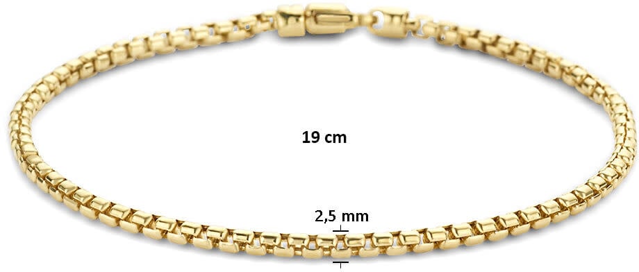 The House Of Blinckers THOB Armband 40.27310 20cm 14k Geelgoud Venetiaan Bol 2.5mm 20cm Goud