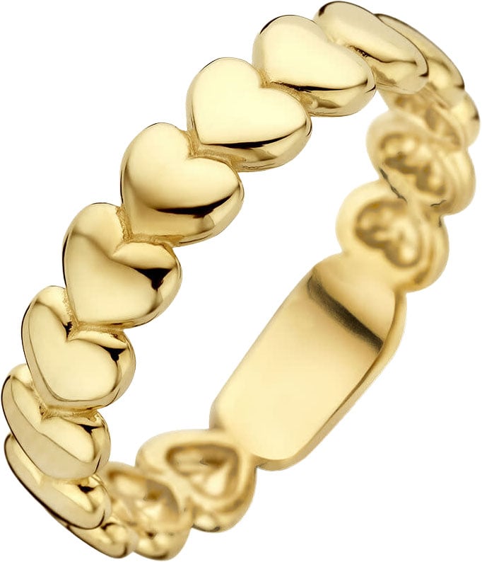 The House Of Blinckers THOB Ring 40.28472/17.5 14k Geelgouden Hartjes Maat 17.5 Goud