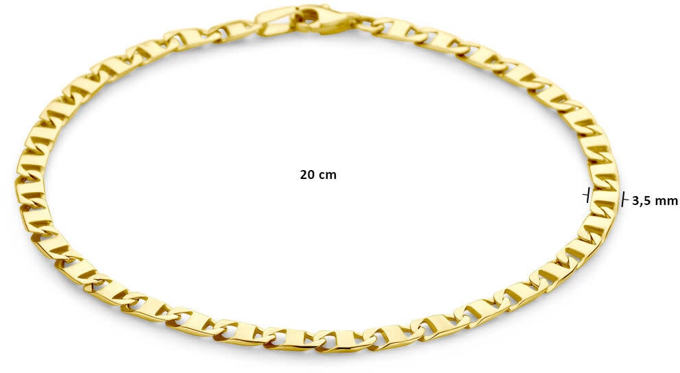 The House Of Blinckers THOB Armband 40.29718 21cm 14k Geelgoud 3.5mm 21cm Goud