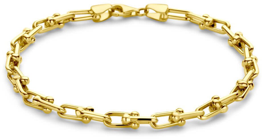 The House Of Blinckers THOB Armband 40.29854 14k Geelgoud Tiffany Schakelarmband 4mm 19cm Goud
