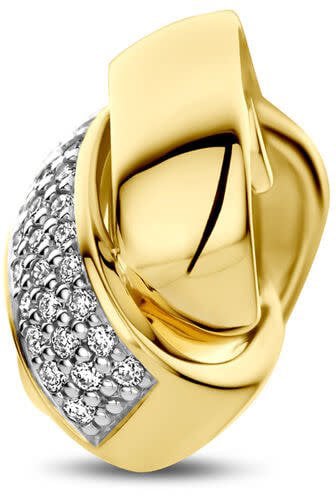 The House Of Blinckers THOB Hanger 40.30363 14kr Geelgoud met 0.14crt H SI Briljant geslepen Diamant 14mm Goud