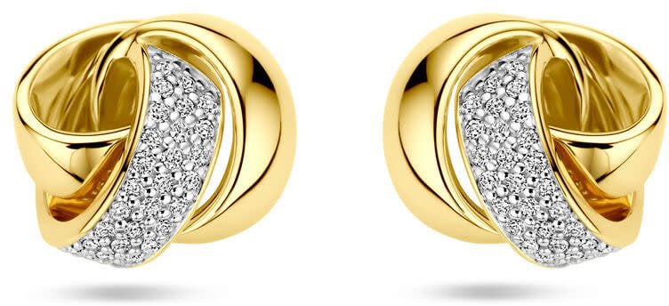 The House Of Blinckers THOB Oorbellen 40.30364 14k Geelgoud 0.19crt H SI Diamant Knoop Goud