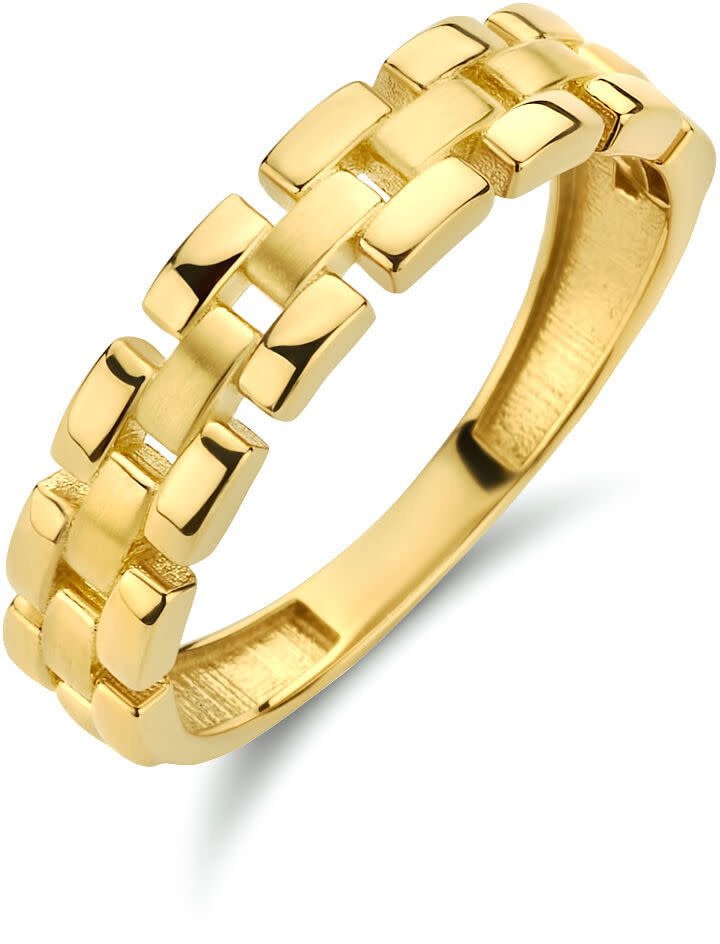 The House Of Blinckers THOB Ring 40.30478/64 14k Geelgouden Schakel Maat 64 Goud