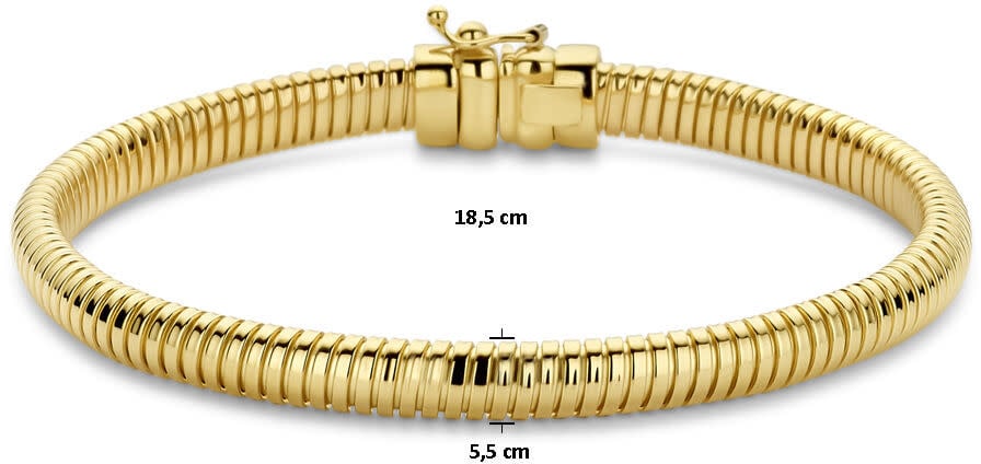 The House Of Blinckers THOB Armband 40.32126 Slang 14k Geelgoud 5.5mm 18.5cm Goud