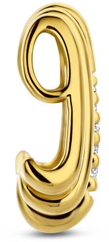 The House Of Blinckers THOB Hanger 40.35351 14k Geelgoud met 0.035crt H SI Diamant 14.5 x 13.5mm Goud