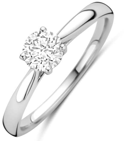 The House Of Blinckers THOB Ring 41.06450/56 14k Witgoud met 0.50crt H SI Lab Grown Diamant Maat 56 Zilver