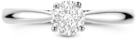 The House Of Blinckers THOB Ring 41.06450/56 14k Witgoud met 0.50crt H SI Lab Grown Diamant Maat 56 Zilver
