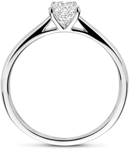 The House Of Blinckers THOB Ring 41.06450/56 14k Witgoud met 0.50crt H SI Lab Grown Diamant Maat 56 Zilver