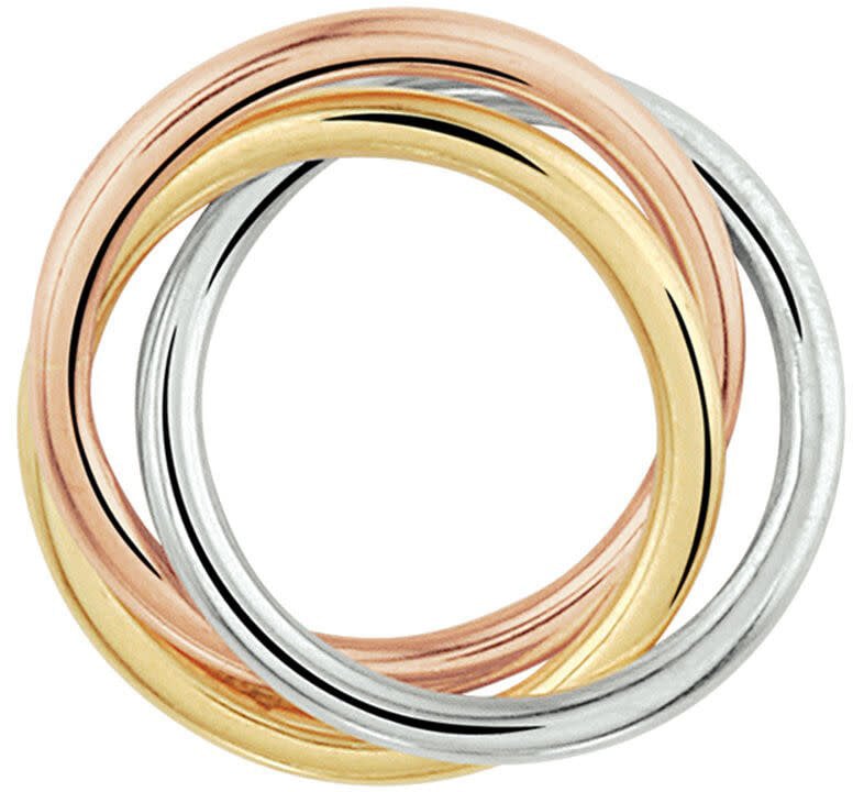 The House Of Blinckers THOB Hanger 43.00554 14k Tri-color Goud Trinity 10mm Goud