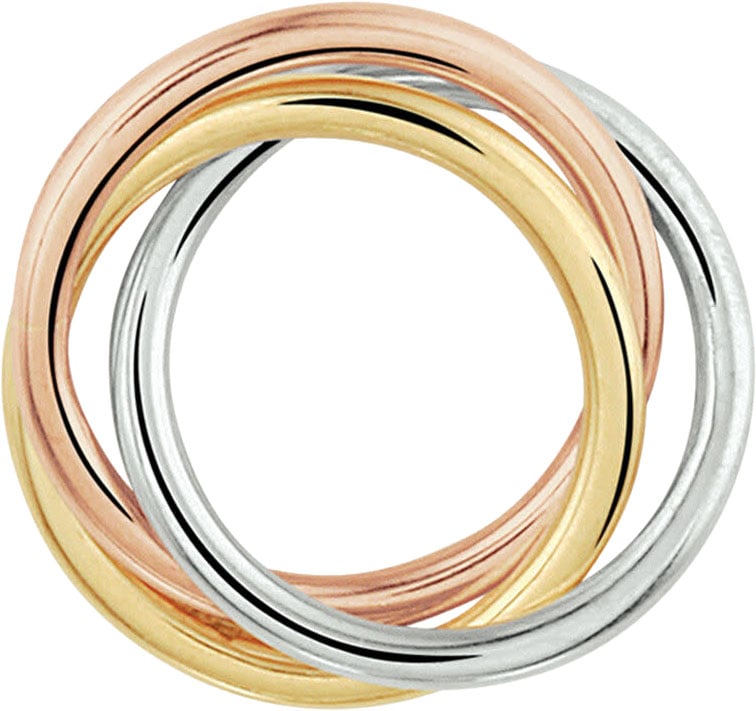 The House Of Blinckers THOB Hanger 43.00554 14k Tri-color Goud Trinity 10mm Goud