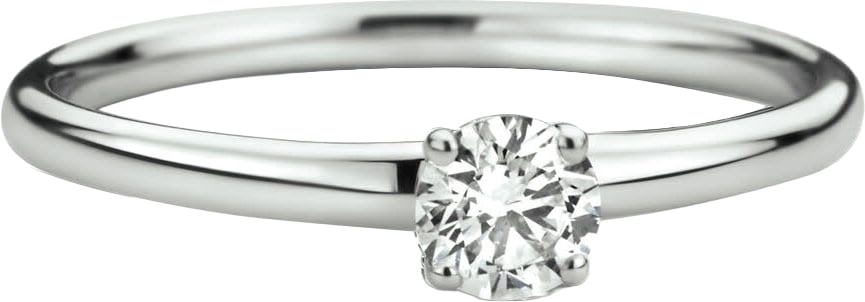 The House Of Blinckers THOB Ring 46.00122 14k Witgoud met 0.25crt G SI Briljant geslepen Labgrown Diamant Maat 54 Zilver