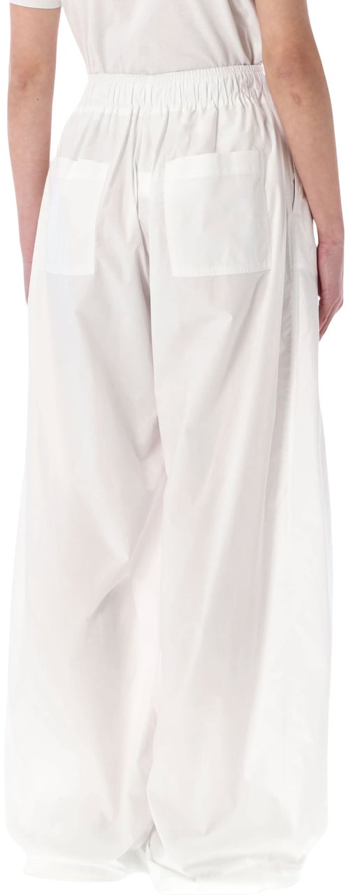 The Latest Dora Elastic Band Pant Bianco Wit