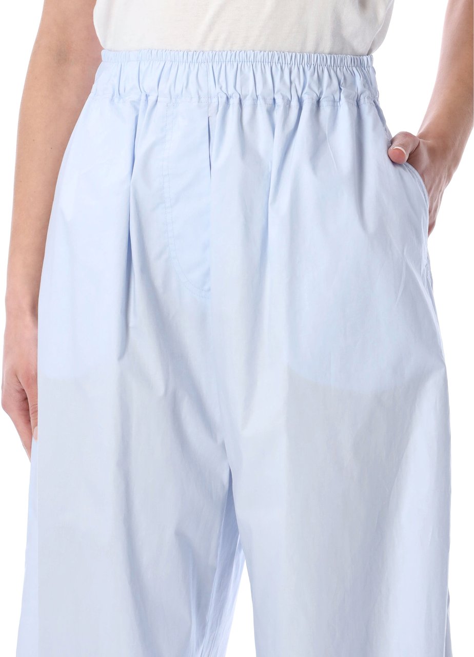 The Latest Dora Elastic Band Pant Blu Lichtblauw