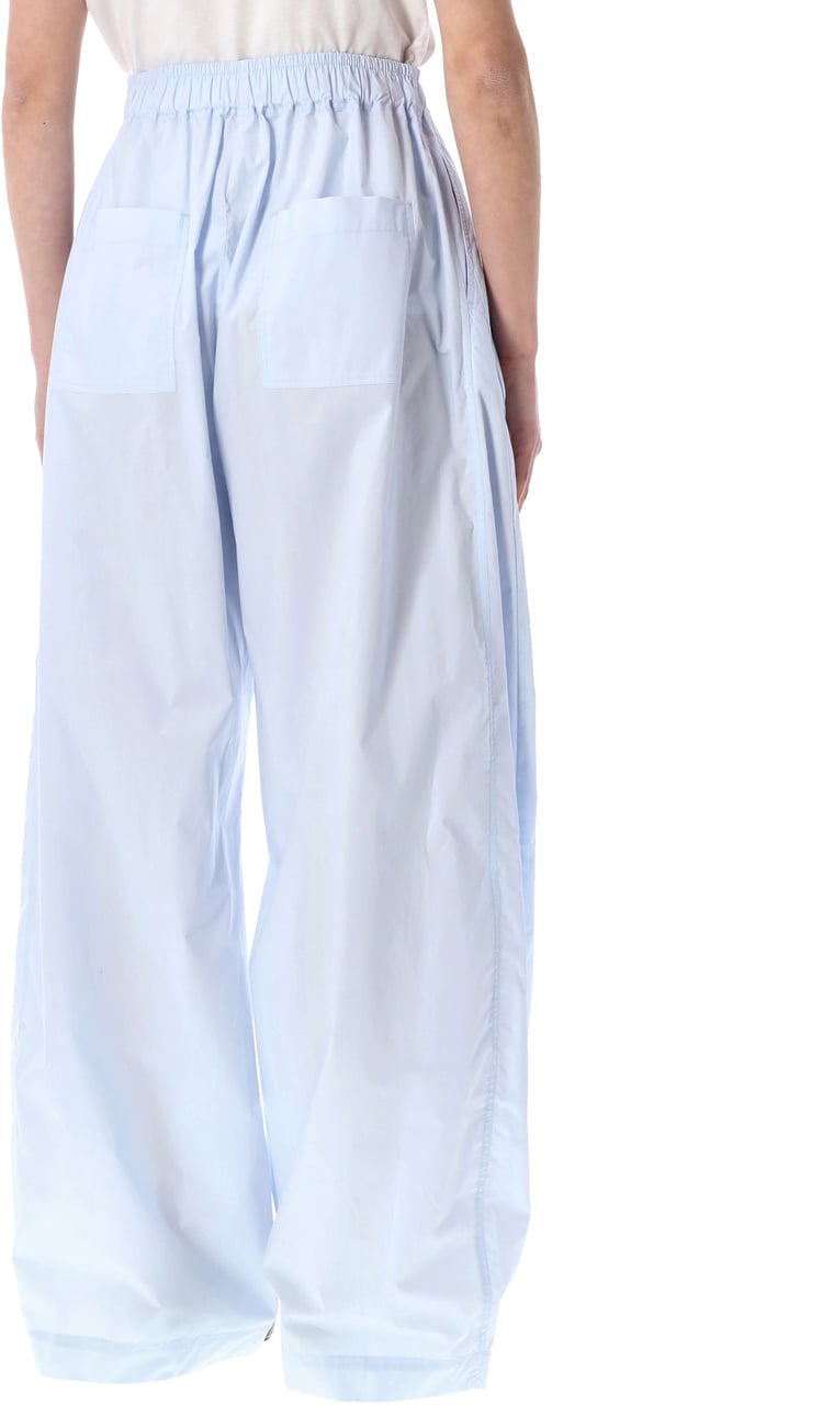 The Latest Dora Elastic Band Pant Blu Lichtblauw