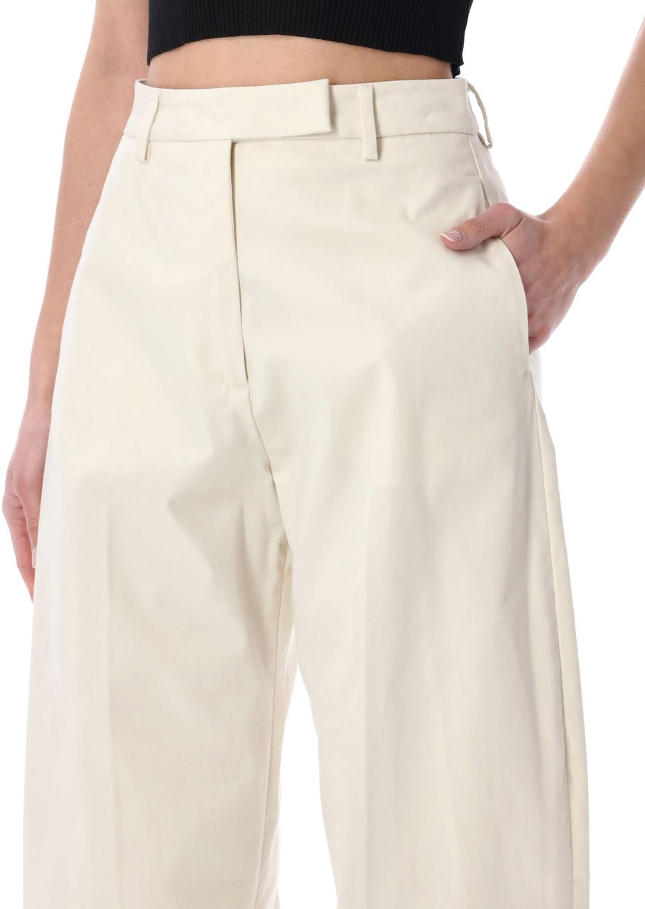 The Latest Dina Pant Bianco Wit
