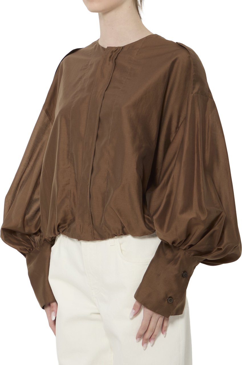 The Latest Diana lightweight muslin shirt Bruin