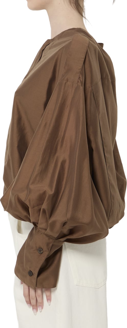 The Latest Diana lightweight muslin shirt Bruin