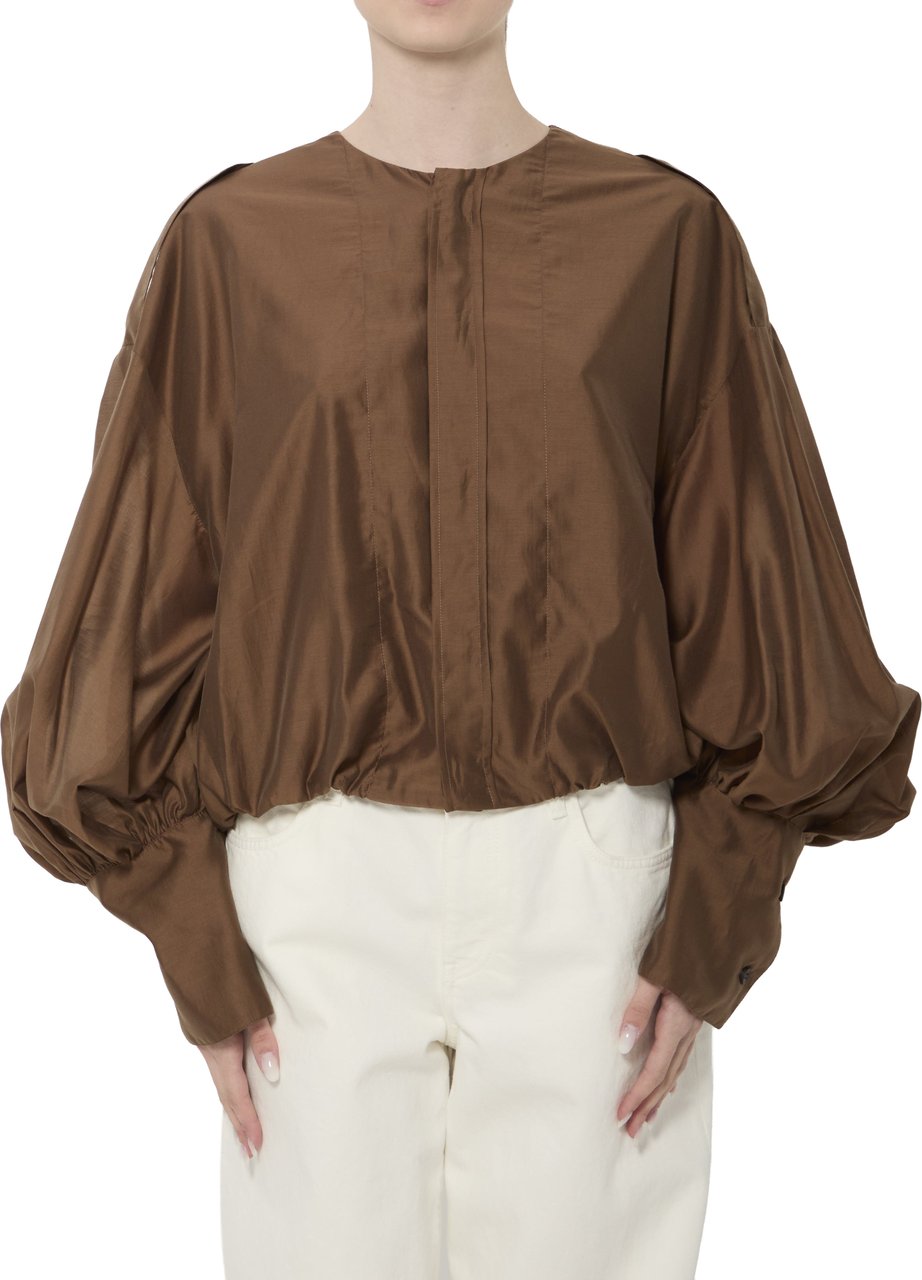 The Latest Diana lightweight muslin shirt Bruin