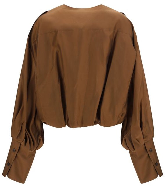 The Latest Brown Lycra Shirt Bruin