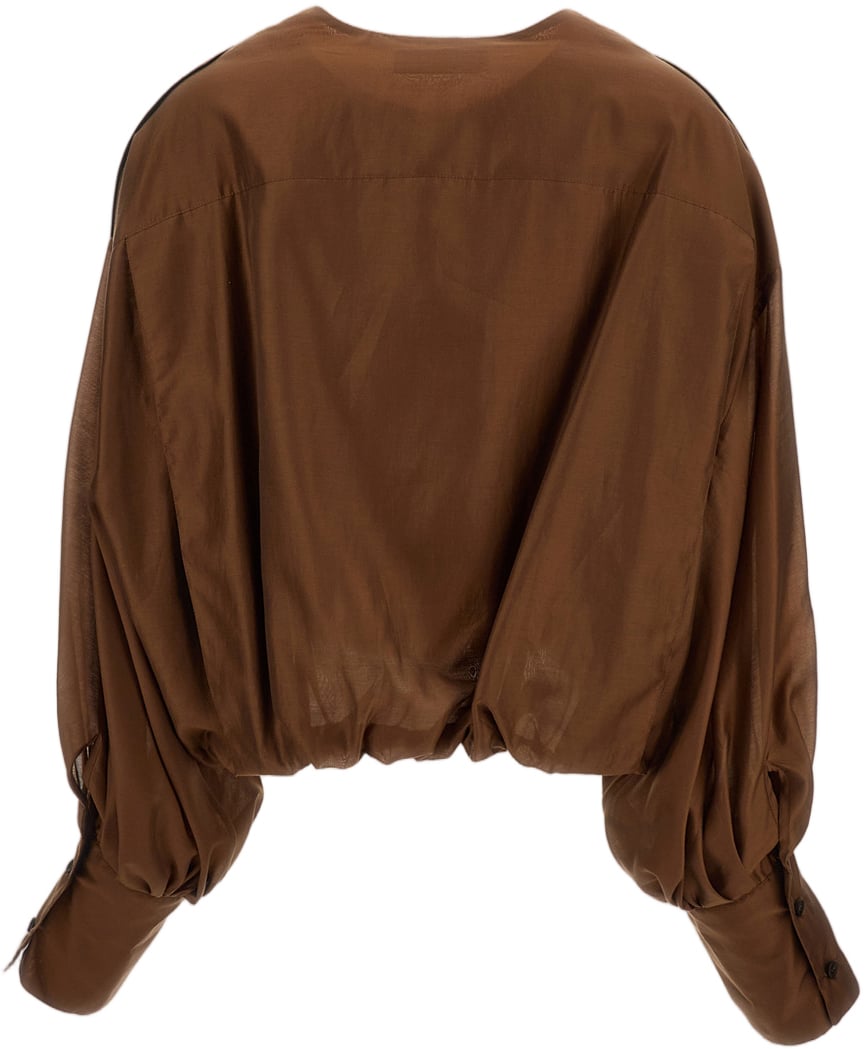 The Latest Diana Shirt In Light Muslin Bruin