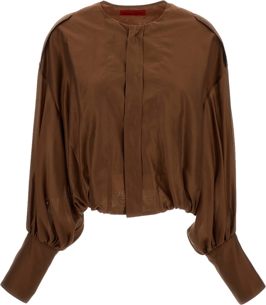 The Latest Diana Shirt In Light Muslin Bruin