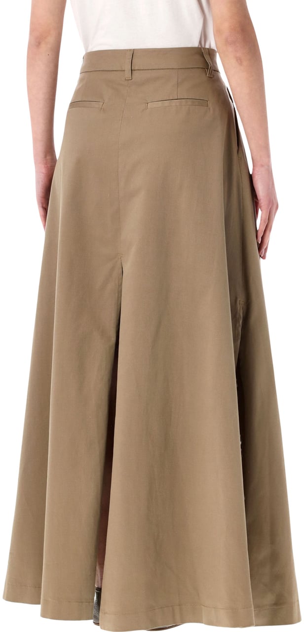 The Latest Daisy Long Skirt Cognac Bruin