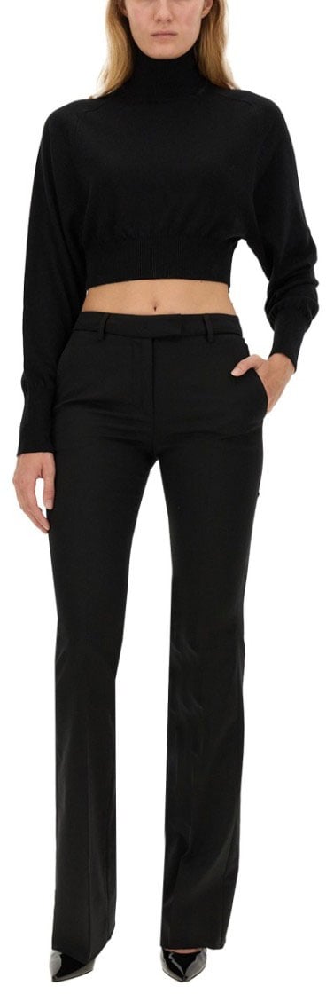 The Latest Skinny Fit Pants With Classic Waistband Zwart