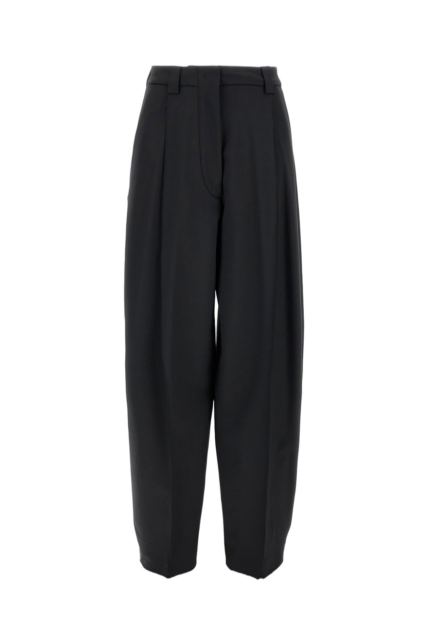 The Latest Wool Blend Trousers "Cara" Zwart