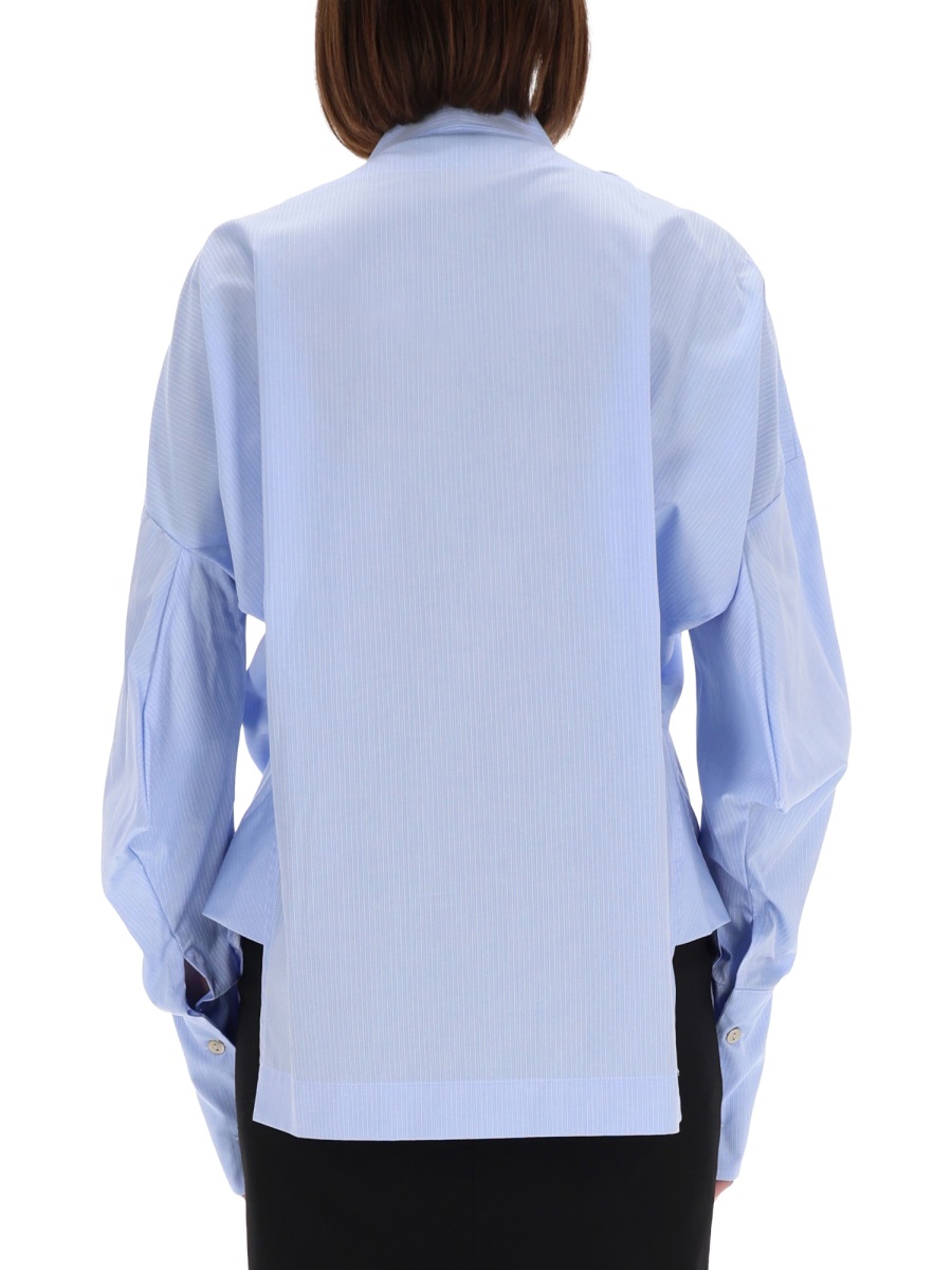 The Latest Cecilia Light Blue Bow Shirt Blauw