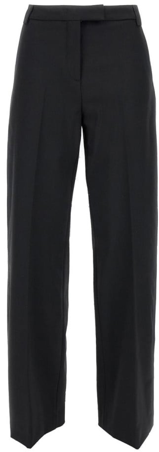 The Latest Wool Blend Trousers "Alek" Zwart