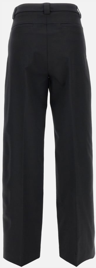 The Latest Wool Blend Trousers "Alek" Zwart