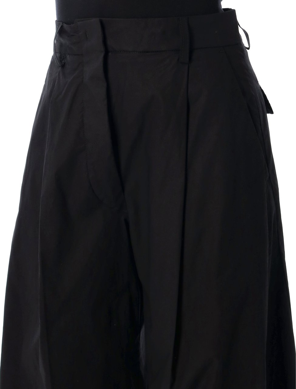 The Latest Billie Pant Popeline Nero Zwart