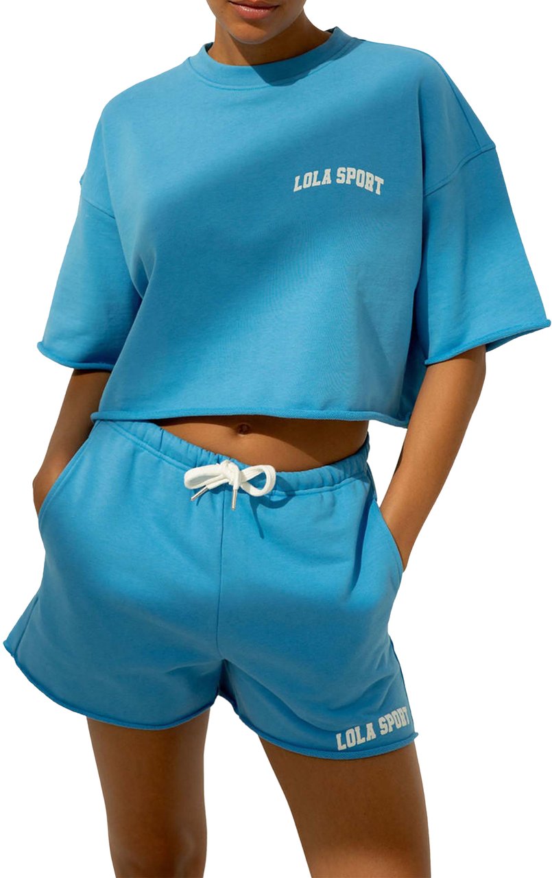 The Lola Club Amber T-shirt Blauw