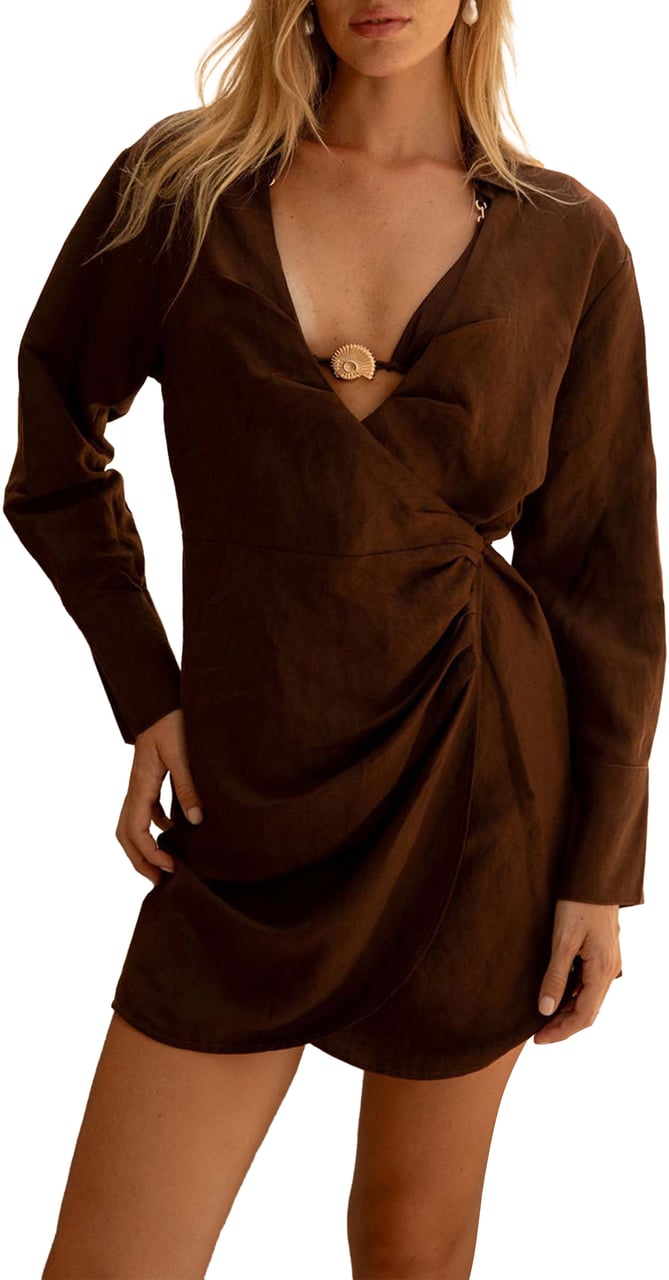 The Lola Club Dana Jurk Wit