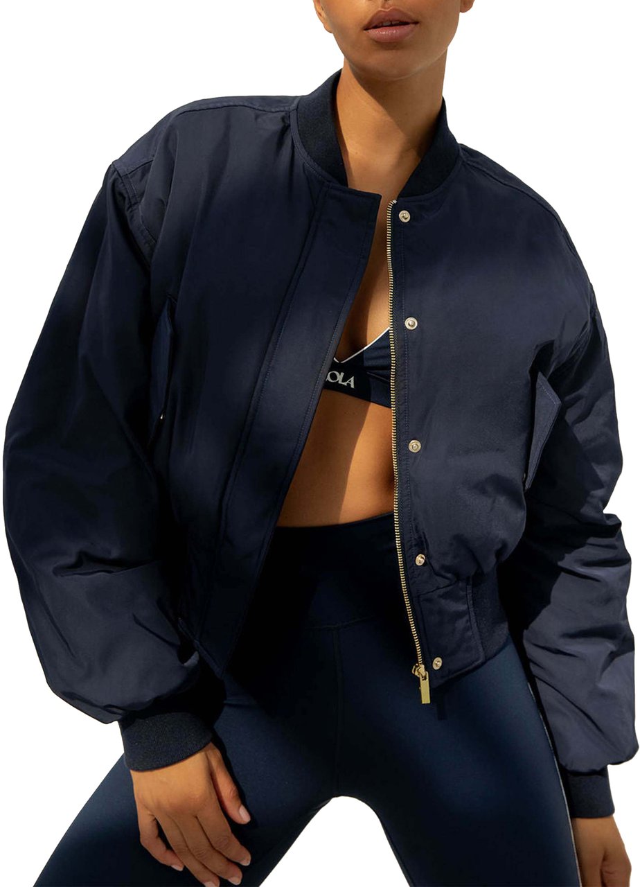 The Lola Club Leah Bomber Jack Blauw