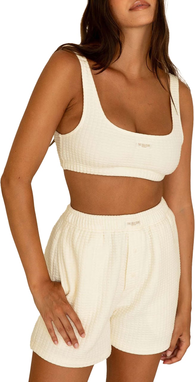 The Lola Club Lena Korte Broek Wit