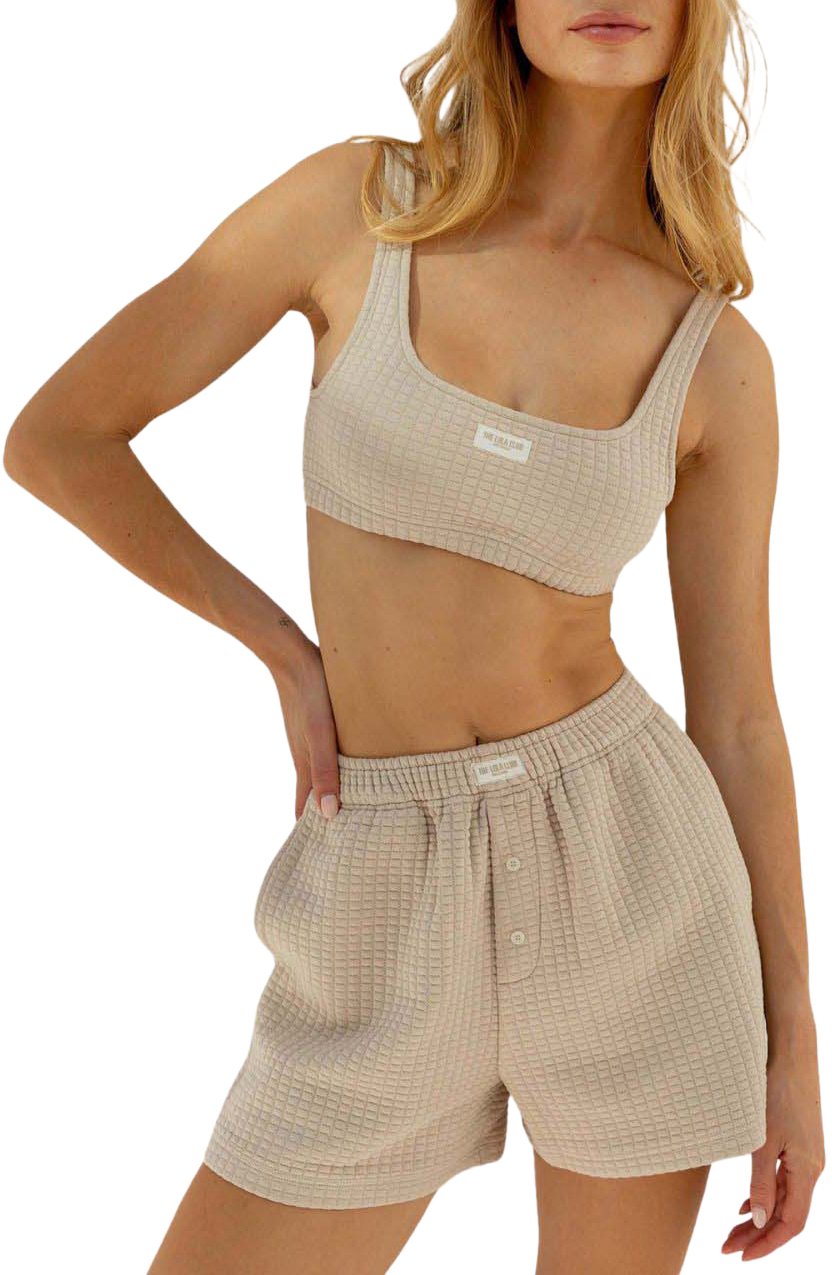 The Lola Club Lena Korte Broek Taupe