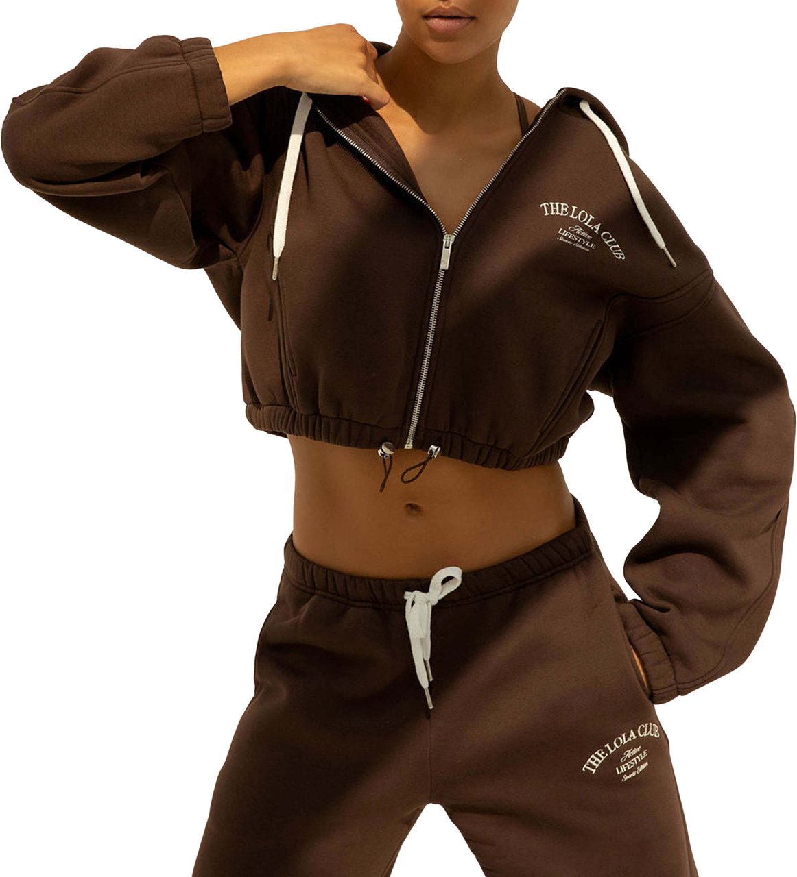 The Lola Club Maya Joggingbroek Wit