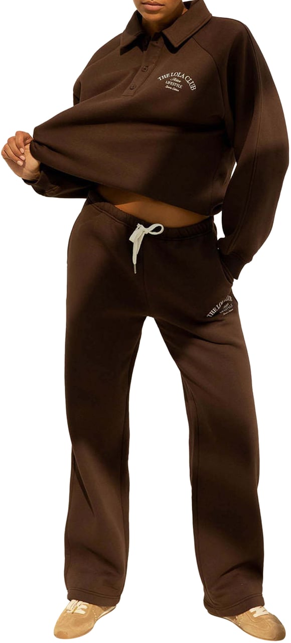 The Lola Club Maya Polo Sweater Wit