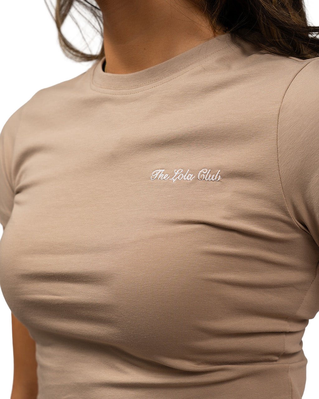 The Lola Club Nicole T-Shirt Beige