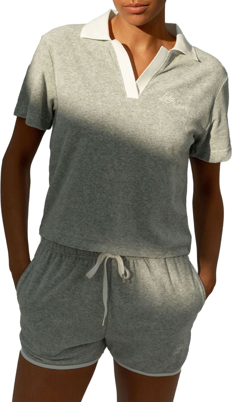 The Lola Club Teddy Polo Grijs