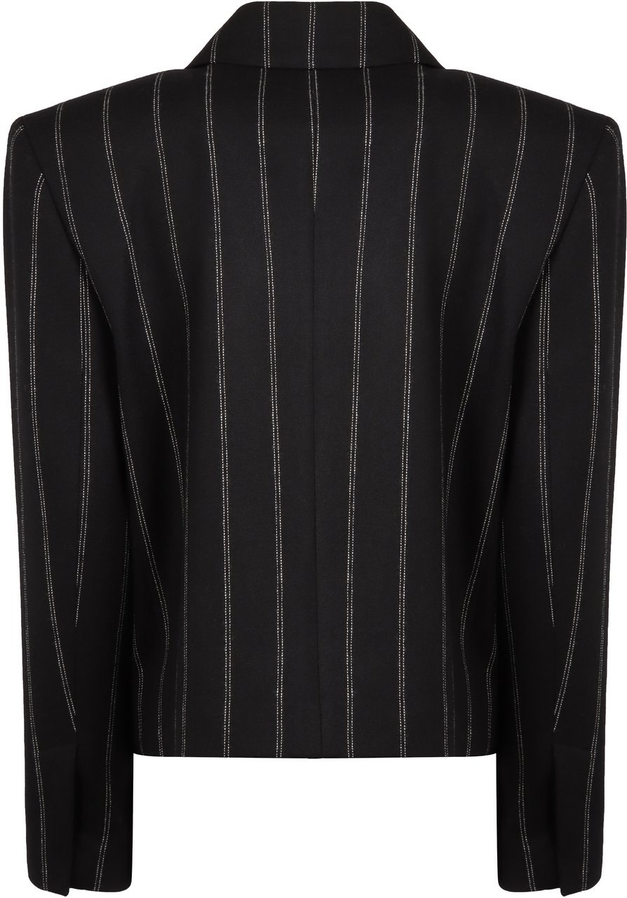 The Mannei Bert double breasted blazer Zwart